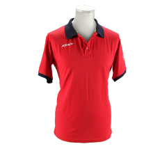 POLO COTONE MARCO ROSSO-BLU